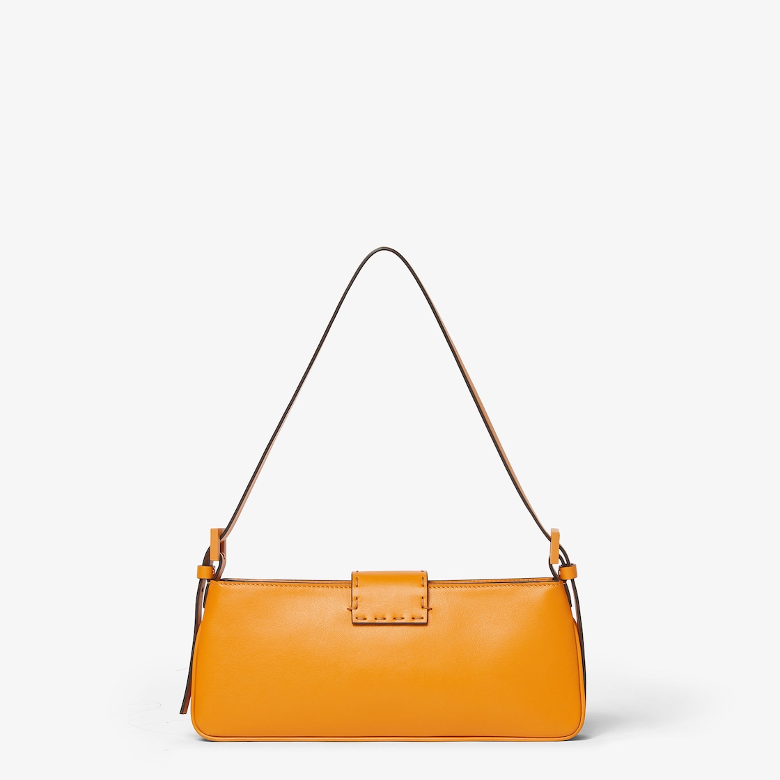 Fendi Baby B. Dark orange leather mini-bag - Image 3